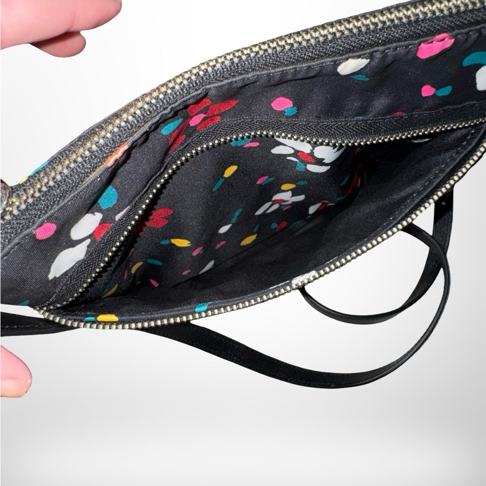 NWOT - MSRP $215 Marc Jacobs Black Multicolor Floral Crossbody Bag - Picture 5 of 5